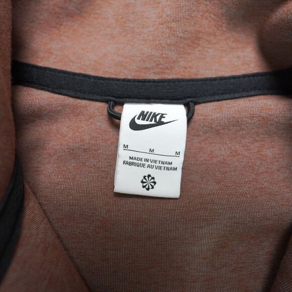 Nike Sportswear Tech Fleece Half-Zip Sweatshirt Brown DQ4314-259 - Men's Medium - Picture 4 of 7